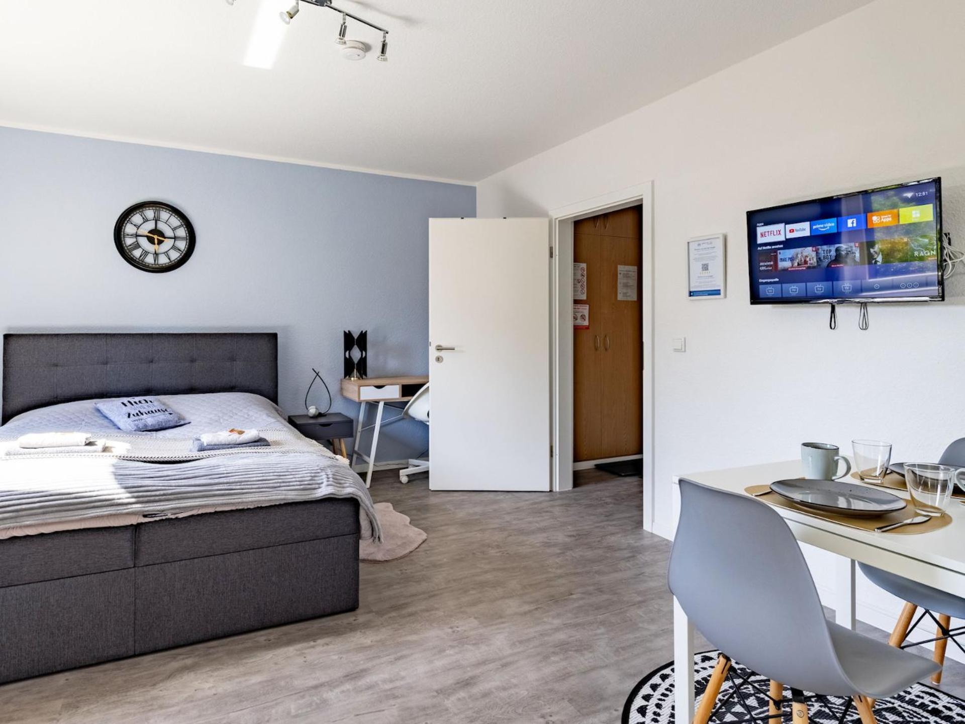 Vaz Apartments Essen, Kueche, Wlan, Tv, Netflix, Ca 15 Min Messe U Hbf Eksteriør billede