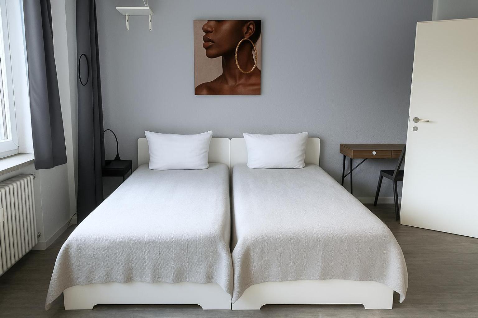 Vaz Apartments Essen, Kueche, Wlan, Tv, Netflix, Ca 15 Min Messe U Hbf Eksteriør billede